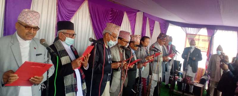 शपथ खानेबेलामा मन्त्री र मन्त्रालयको भागवण्डा 